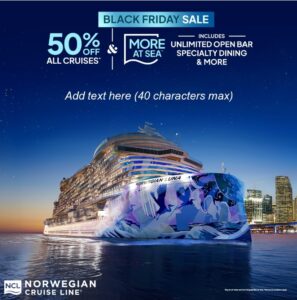 Norwegian Cruise Line Black Friday Sale